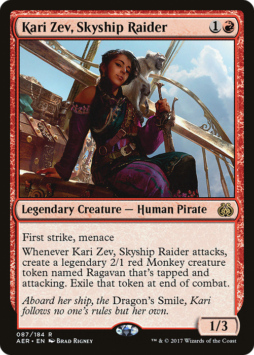 Kari Zev, Skyship Raider (AER-087) - rare