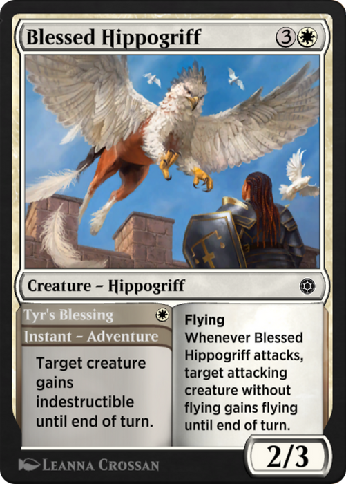 Blessed Hippogriff // Tyr's Blessing (HBG-085) - common