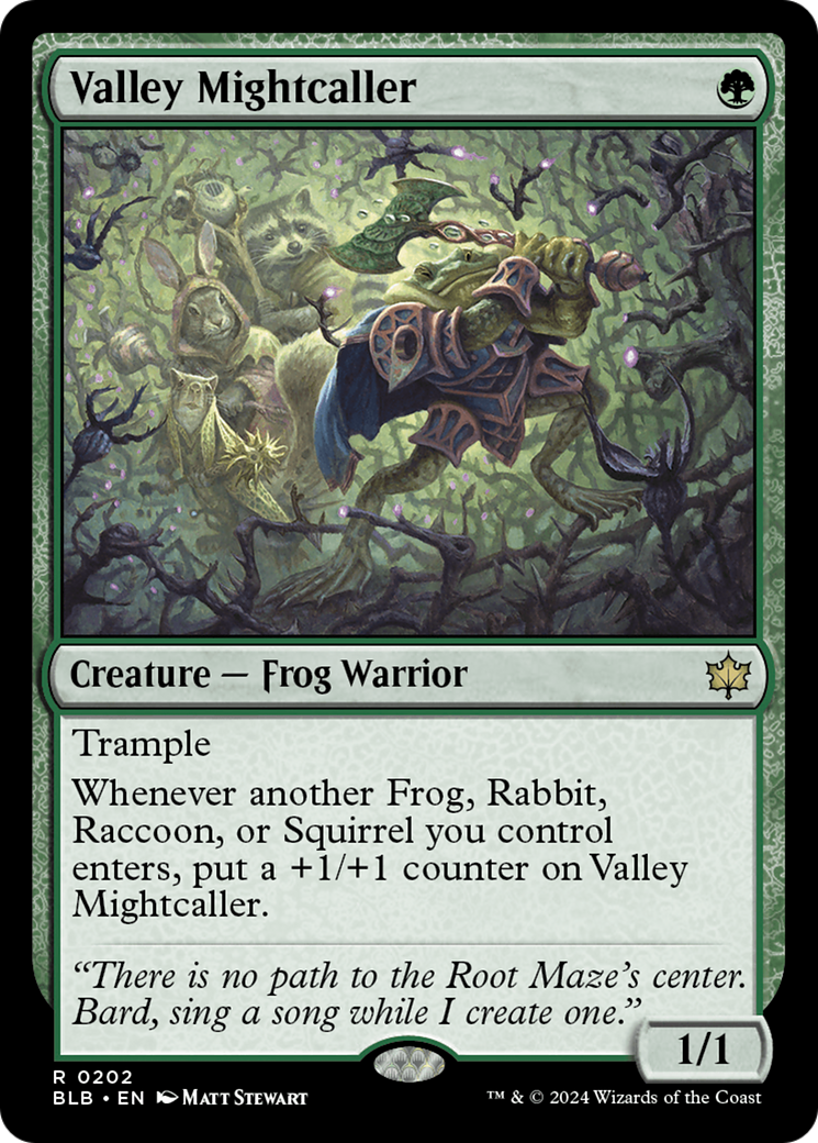 Valley Mightcaller (BLB-202) - rare - Foil