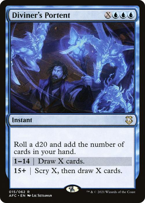 Diviner's Portent (AFC-015) - rare