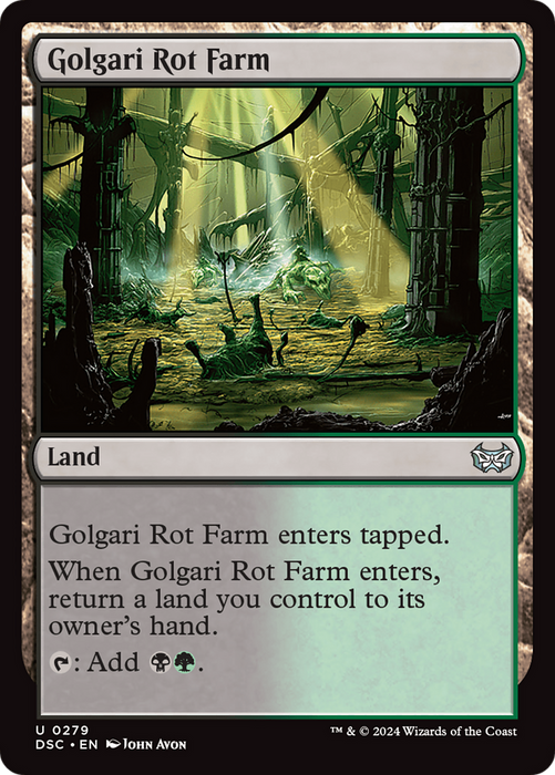 Golgari Rot Farm (DSC-279) - uncommon