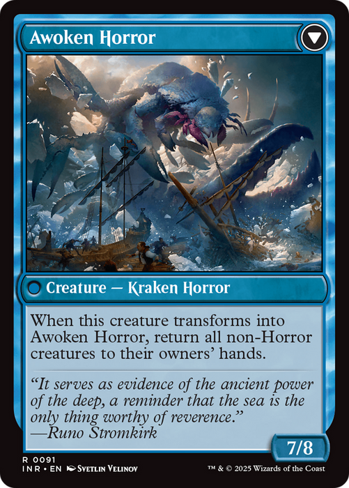 Thing in the Ice // Awoken Horror (INR-091) - rare - Foil
