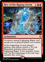 Rite of the Raging Storm (PZ1-067) - rare