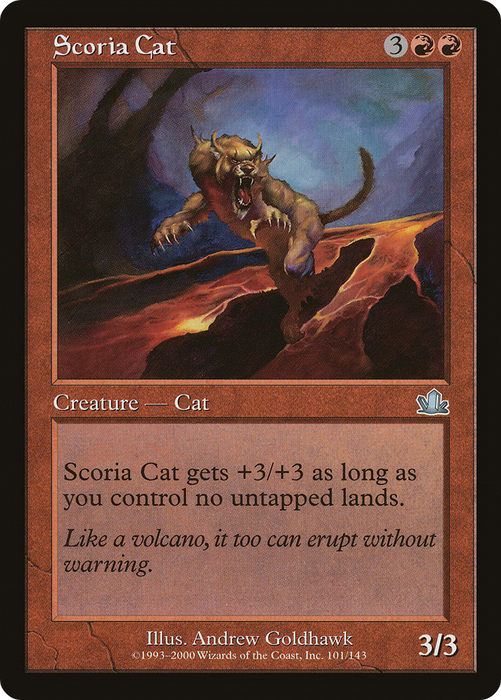Scoria Cat (PCY-101) - uncommon - Foil