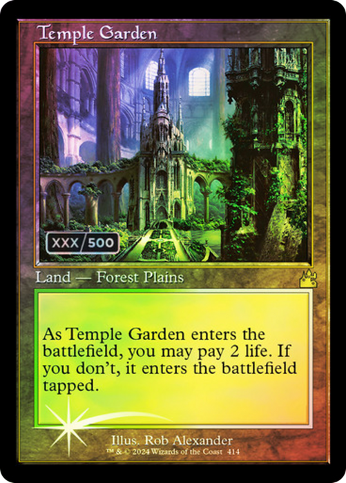 Temple Garden (RVR-414Z) - rare - Foil