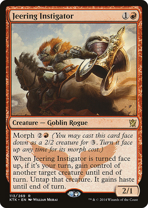 Jeering Instigator (KTK-113) - rare - Foil