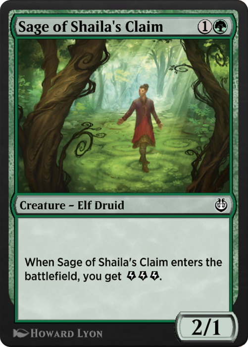 Sage of Shaila's Claim (KLR-181) - common