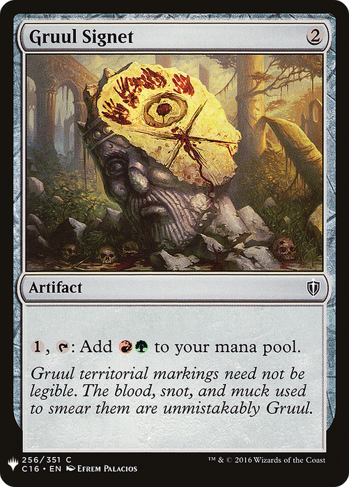 Gruul Signet (LIST-C16-256) - common
