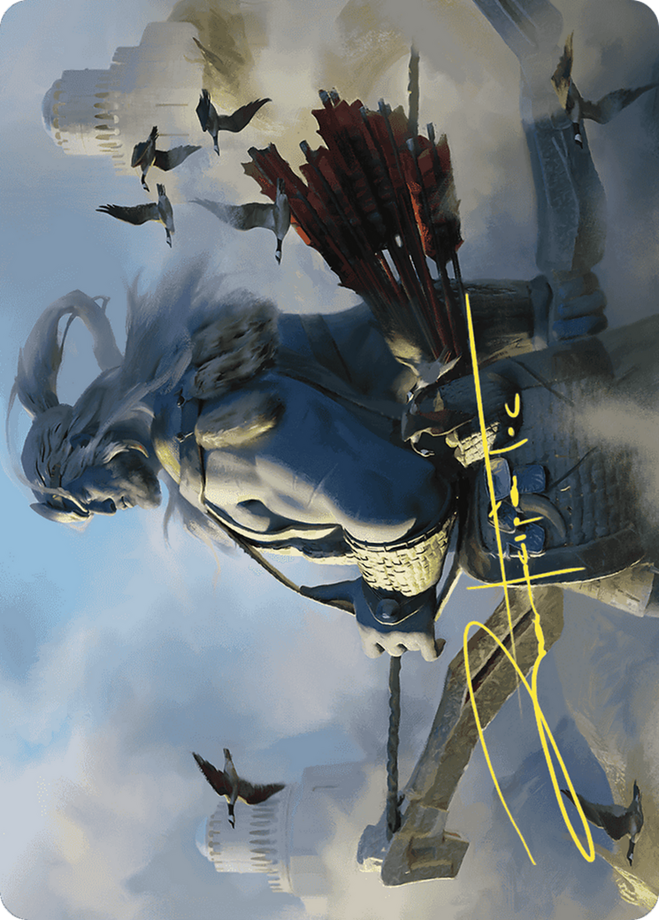 Skybeast Tracker // Skybeast Tracker (AWOE-027) - common (Borderless) - Foil