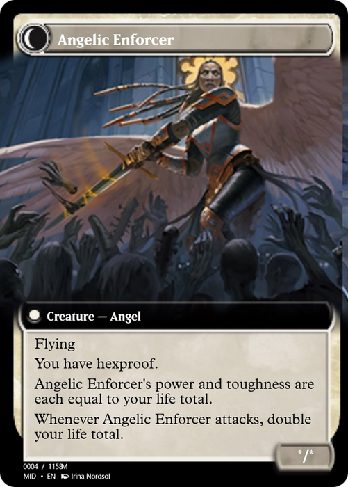 Enduring Angel // Angelic Enforcer (PRM-93888) - mythic