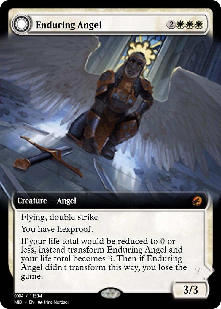 Enduring Angel // Angelic Enforcer (PRM-93888) - mythic