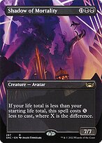 Shadow of Mortality (SNC-287) - rare (Borderless)