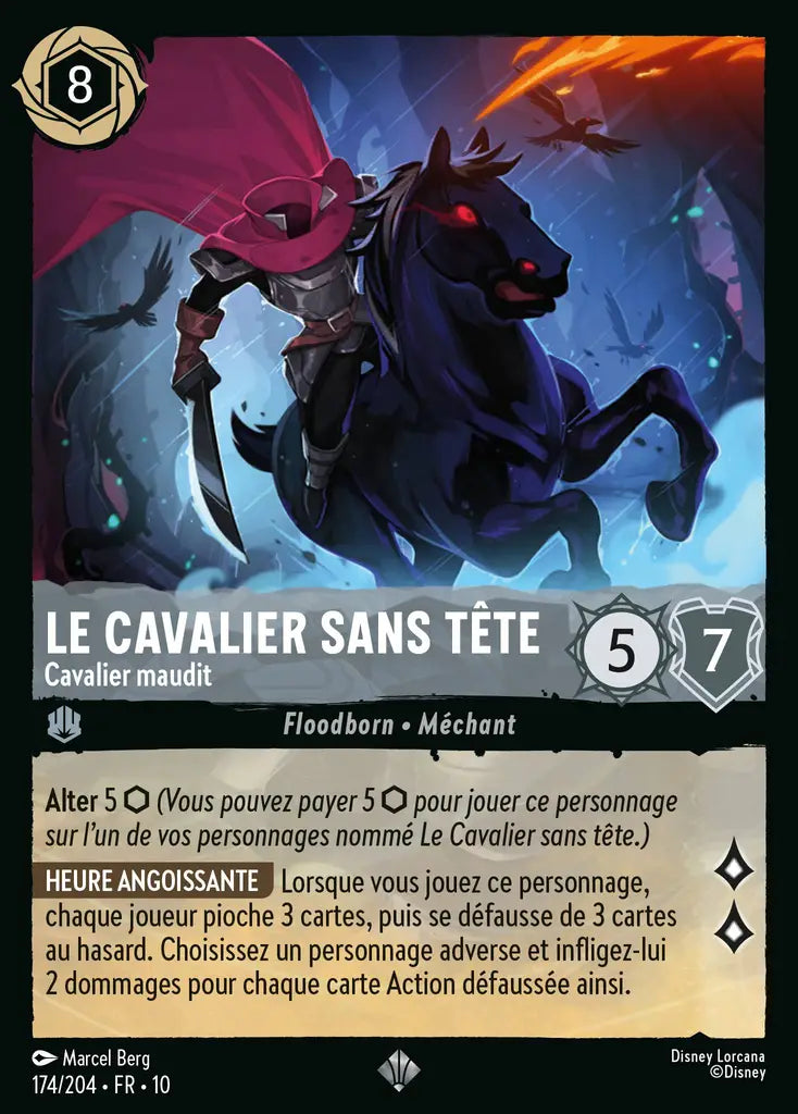 Le cavalier sans tête - Cavalier maudit (174/204) - LDLP - Très Rare - Cold Foil