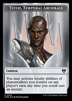 Teferi, Temporal Archmage Emblem (TCMM-053) - common - Foil