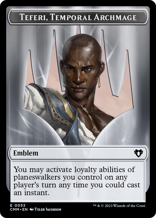 Teferi, Temporal Archmage Emblem (TCMM-053) - common - Foil