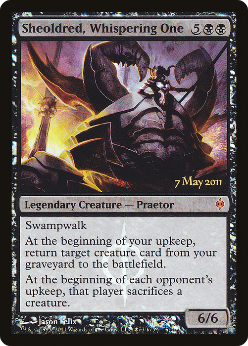 Sheoldred, Whispering One (PRE-73★) - mythic - Foil