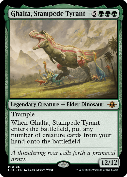 Ghalta, Stampede Tyrant (LCI-185) - mythic - Foil