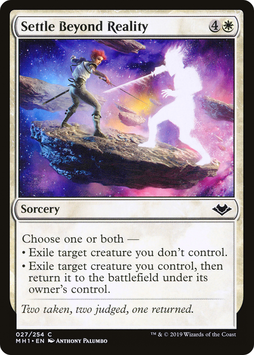 Settle Beyond Reality (MH1-027) - common - Foil