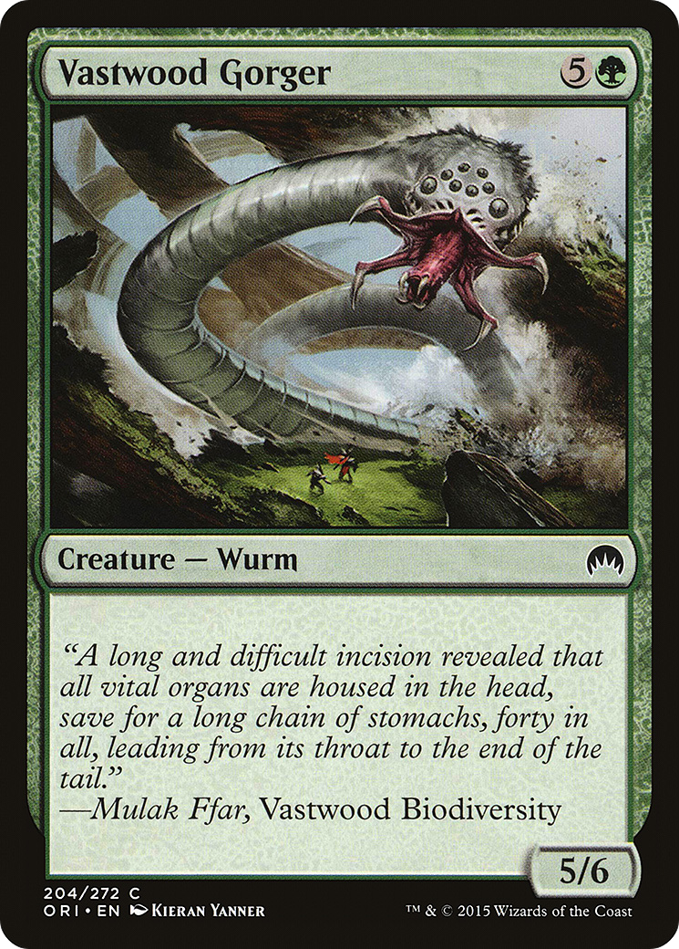 Vastwood Gorger (ORI-204) - common - Foil