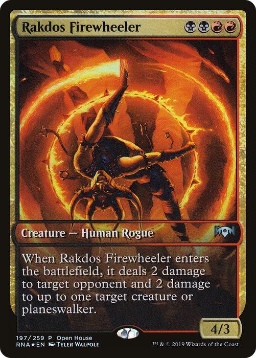Rakdos Firewheeler (OHP-197) - uncommon - Foil