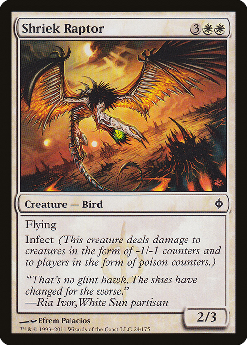 Shriek Raptor (NPH-024) - common - Foil