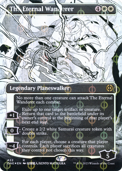 The Eternal Wanderer (ONE-422) - rare: (Showcase) (Borderless) - Foil