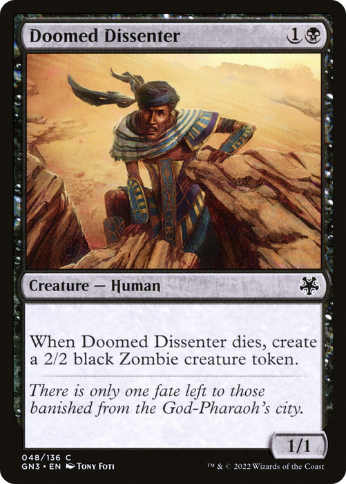 Doomed Dissenter (GN3-048) - common
