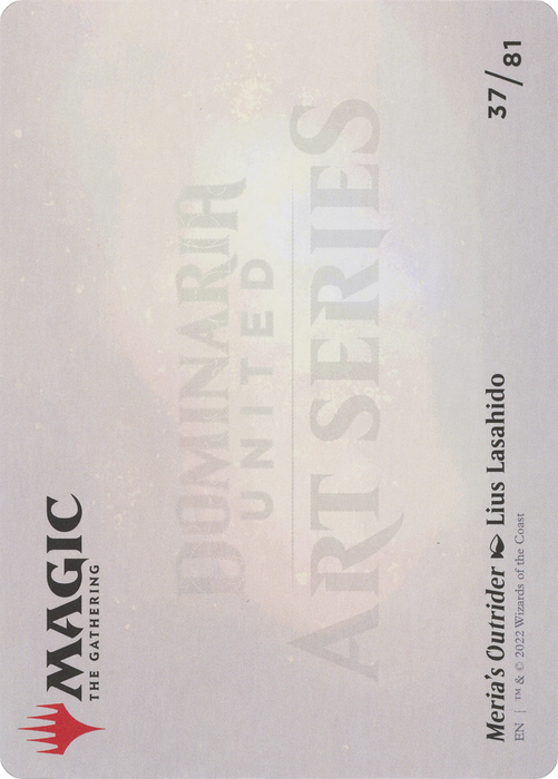 Meria's Outrider // Meria's Outrider (ADMU-037) - common (Borderless) - Foil