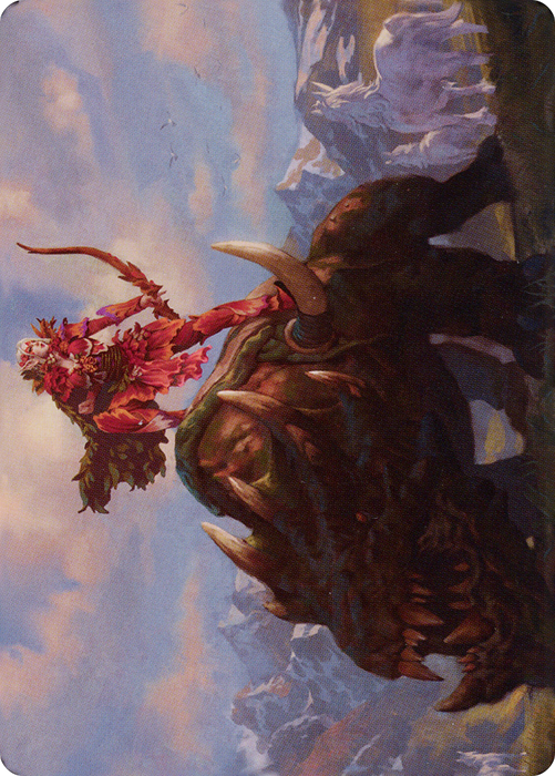 Meria's Outrider // Meria's Outrider (ADMU-037) - common (Borderless) - Foil