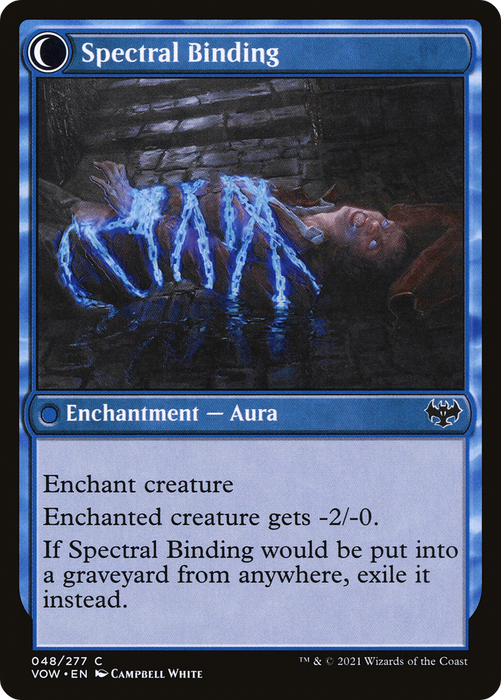 Binding Geist // Spectral Binding (VOW-048) - common: (Double Faced Transform) - Foil