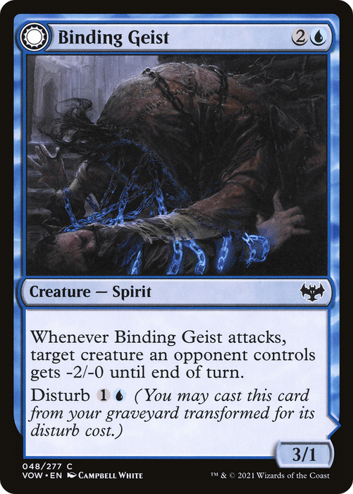 Binding Geist // Spectral Binding (VOW-048) - common: (Double Faced Transform) - Foil