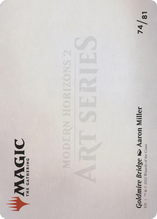 Goldmire Bridge // Goldmire Bridge (AMH2-074) - common (Borderless)