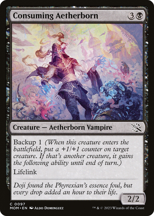 Consuming Aetherborn (MOM-097) - common - Foil
