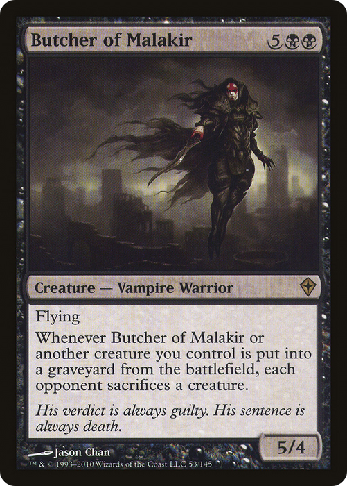 Butcher of Malakir (WWK-053) - rare - Foil