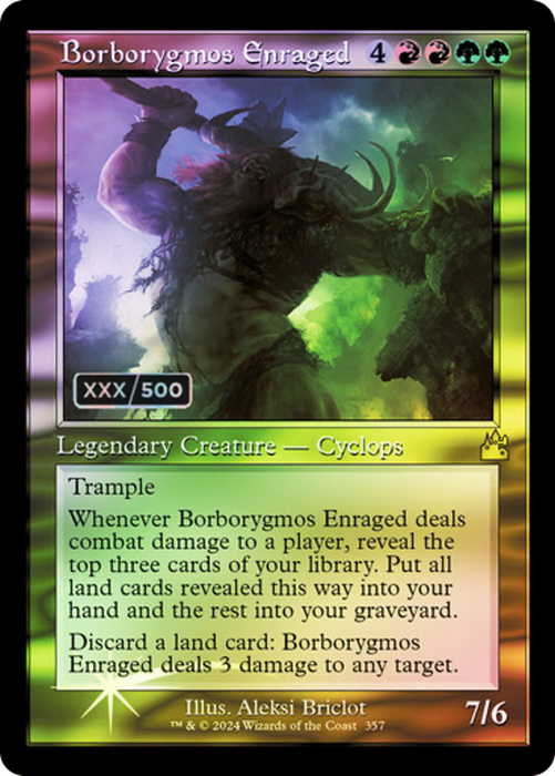 Borborygmos Enraged (RVR-357Z) - rare - Foil