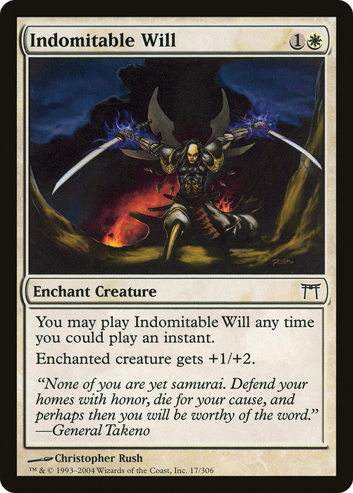 Indomitable Will (CHK-017) - common - Foil