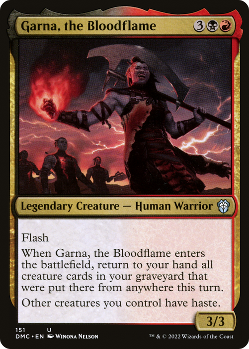 Garna, the Bloodflame (DMC-151) - uncommon