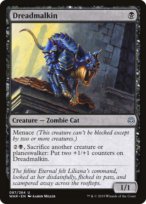 Dreadmalkin (WAR-087) - uncommon - Foil