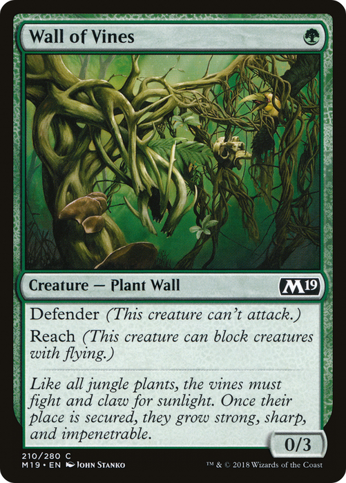 Wall of Vines (M19-210) - common