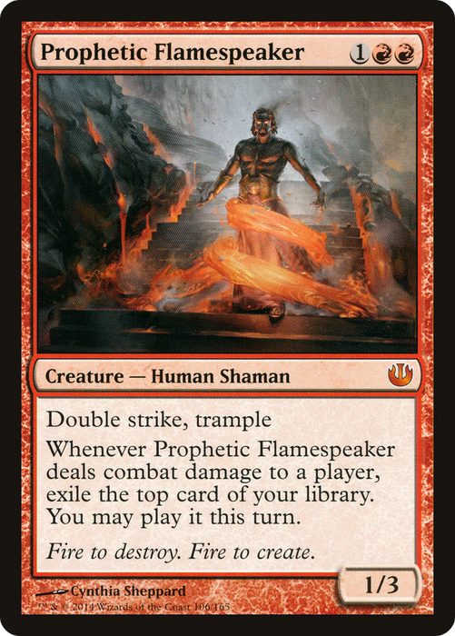Prophetic Flamespeaker (JOU-106) - mythic