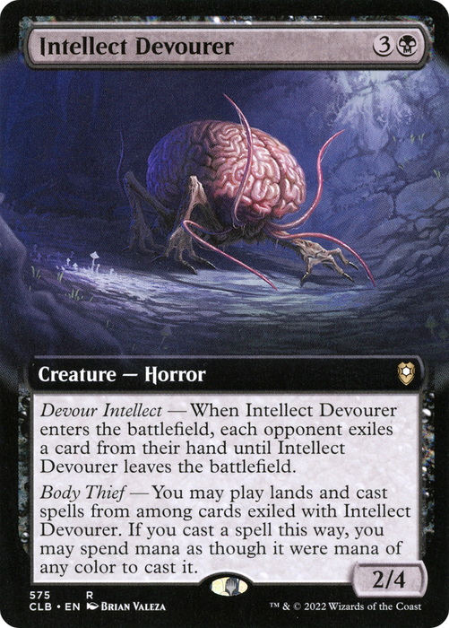 Intellect Devourer (CLB-575) - rare: (Extended Art) - Foil
