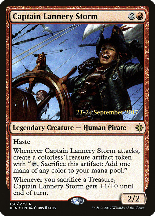 Captain Lannery Storm (PRE-136S) - rare - Foil