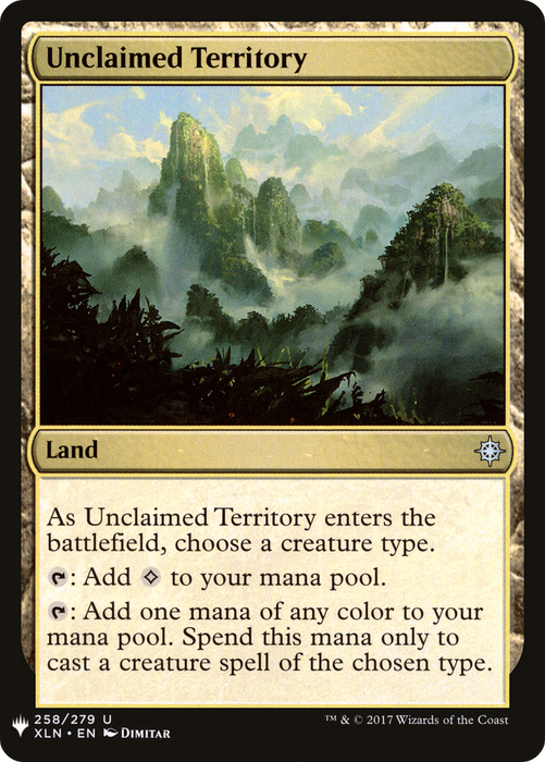 Unclaimed Territory (LIST-XLN-258) - uncommon