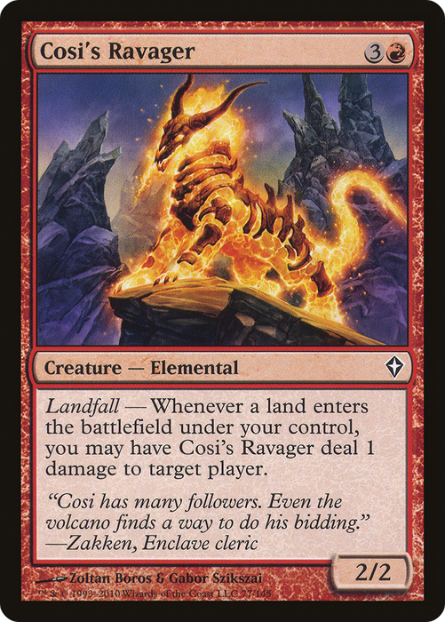 Cosi's Ravager (WWK-077) - common - Foil