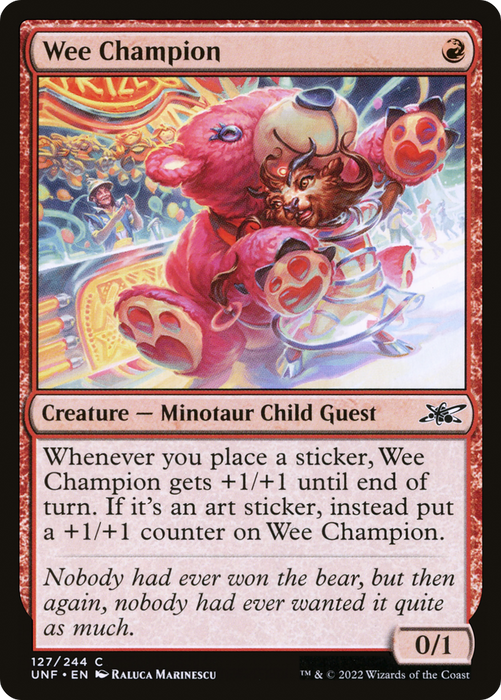 Wee Champion (UNF-127) - common - Foil