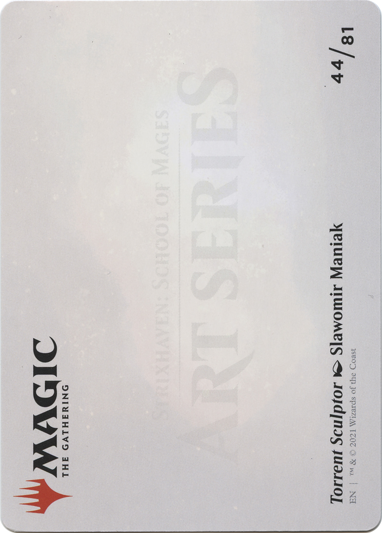 Torrent Sculptor // Torrent Sculptor (ASTX-044) - common (Borderless) - Foil