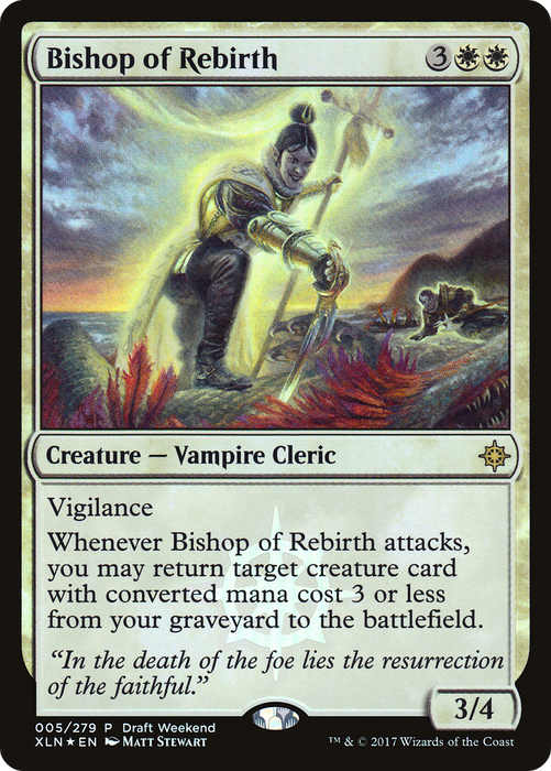 Bishop of Rebirth (LARP-005) - rare - Foil