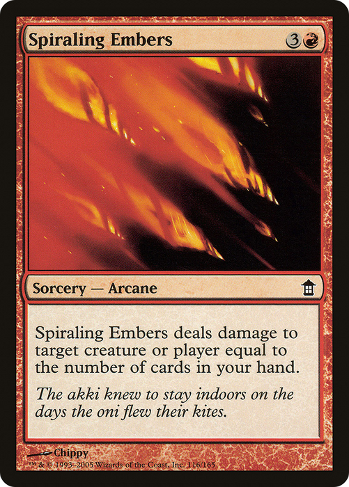 Spiraling Embers (SOK-116) - common - Foil