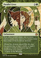 Parallel Lives (WOT-058) - mythic: (Showcase) (Borderless) - Foil