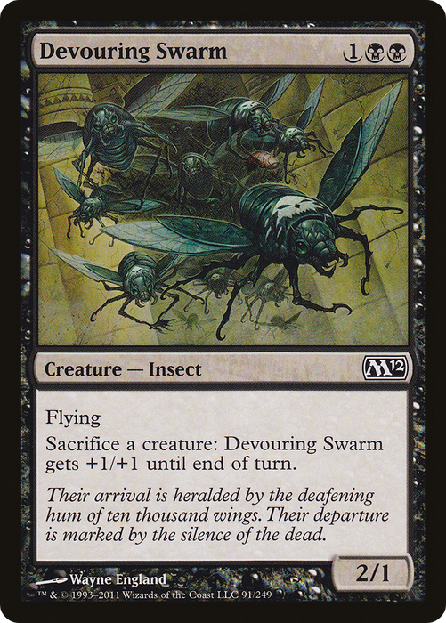 Devouring Swarm (M12-091) - common - Foil